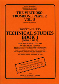 <strong><font color="black"> 5A) The Virtuoso Trombone Player. Vol. 5.</strong> <BR>Robert Muller-Per Gade. Book 1. <br>(Bass and tenor clef).<br></strong><font color="blue">Click on picture to read more. <strong><font color="black"> 5A) The Virtuoso Trombone Player. Vol. 5.</strong> <BR>Robert Muller-Per Gade. Book 1. <br>(Bass and tenor clef).<br></strong><font color="blue">Click on picture to read more.